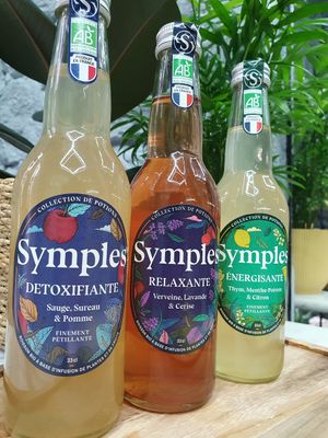 Boissons Symples bio at la Luciole in Lyon