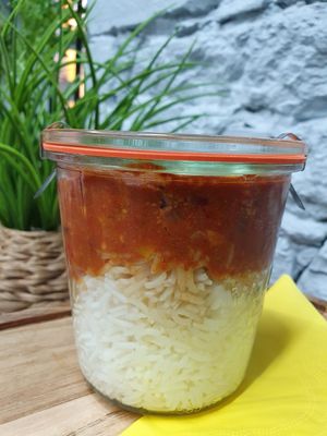 Chili sin carné (végan) at la Luciole in Lyon