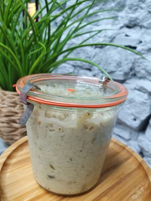 Risotto de champignon (végétarien) at la Luciole in Lyon