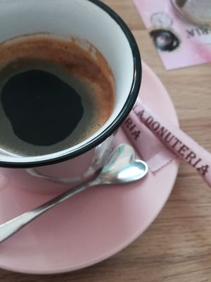 lovely coffee at La Donuteria - Alžbetina in Kosice