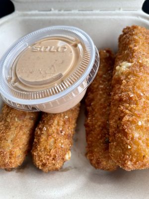 Cheese sticks   at The Mocking Bird in Beaverton