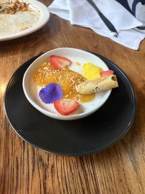 vegan panna cotta (valentines special)   at ThaiPop in Rochester