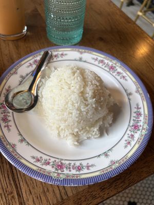side of jasmine ricee  at ThaiPop in Rochester