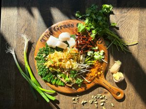 Chill-out vegan gado gado at The Grass Company in Tilburg