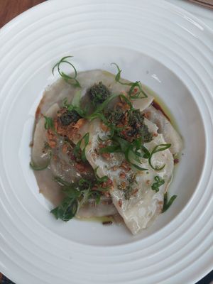 shiitake mushroom dumplings at Kanu Gastropub  in Nadi