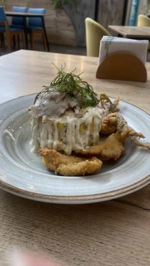 Causa Carretillera  at Gastronomía Vegana in Lima