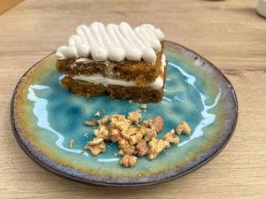 Carrot cake   at Gastronomía Vegana in Lima