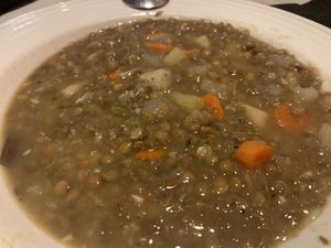 Lentil Soup  at Mizuna in Spokane