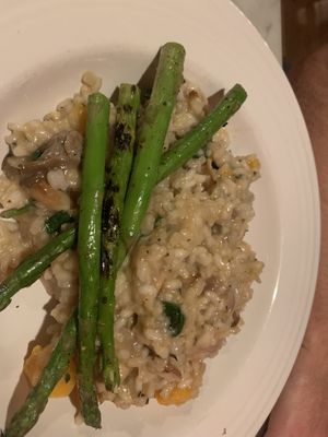 Oyster mushroom and butternut squash risotto   at Mizuna in Spokane