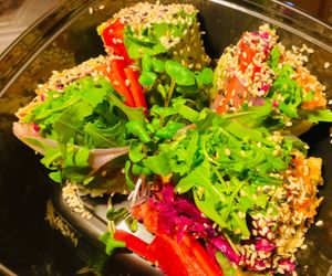 Veggie spring roll at Rai Urban Vege in Belgrade