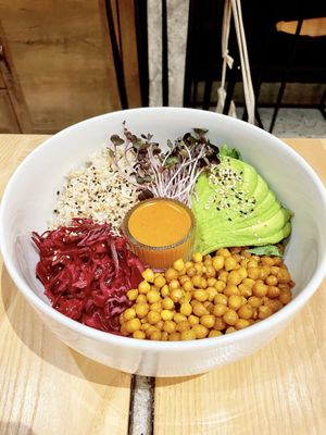 Buddha bowl  at Rai Urban Vege in Belgrade