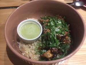 Very tasty rice dish. at Rai Urban Vege in Belgrade