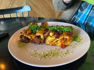 Rai enchiladas at Rai Urban Vege in Belgrade