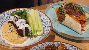 Falafel & Gyros at Rai Urban Vege in Belgrade