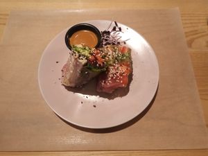 Spring roll at Rai Urban Vege in Belgrade