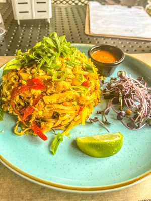 Pad thai  at Rai Urban Vege in Belgrade