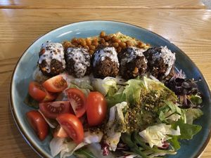 Falafel king at Rai Urban Vege in Belgrade