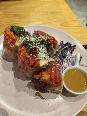 Summer rolls (5/5!!!)  at Rai Urban Vege in Belgrade