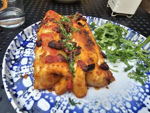 Enchilada at Rai Urban Vege in Belgrade