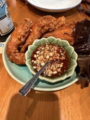 Fried oyster mushrooms   at Soi 39 in Mannheim
