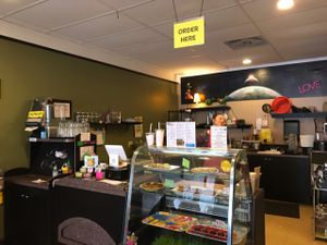 inside at PuraVegan in St Louis