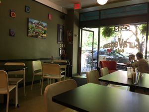 seating at PuraVegan in St Louis