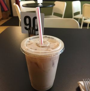 cold chai at PuraVegan in St Louis