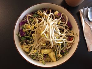raw summer bowl at PuraVegan in St Louis
