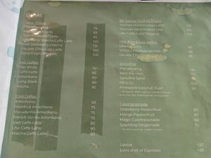 Drinks at Beyond Plants in Dumaguete