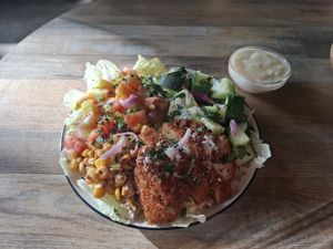 Protein packed salad at Beyond Plants in Dumaguete