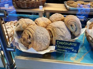 Chocolate croissants!  at Whisk & Rye in Durham