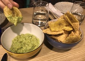 Guacamole Villacompi (without cheese)  at El Villa Mexico in Huesca