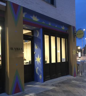 Outside  at El Villa Mexico in Huesca