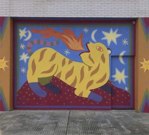 Outside  at El Villa Mexico in Huesca