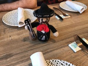 Decoration  at El Villa Mexico in Huesca