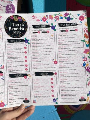 not sure if they have an english menu, but the spanish one is self explanatory at Tierra Bendita in Mazatlan