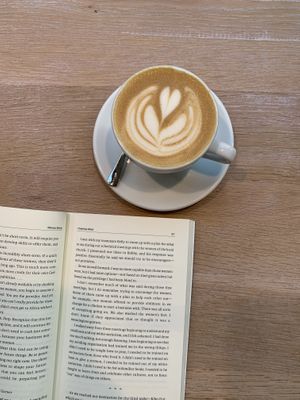 Oat latte   at Chalk Coffee in Chester