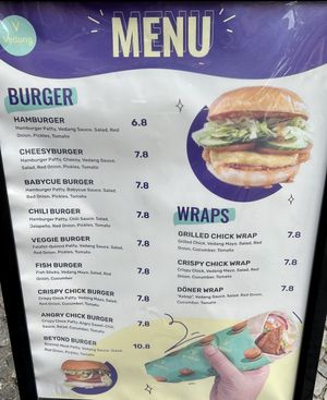   at Vedang - green burger | P- Berg in Berlin