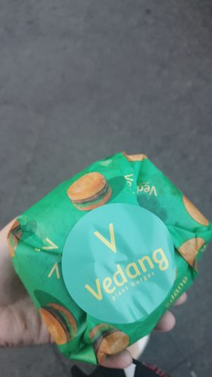 To go wrapper at Vedang - green burger | P- Berg in Berlin