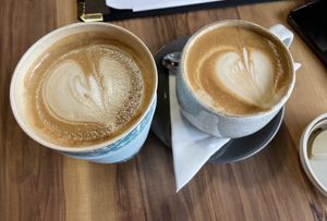 Almond lattes   at Chef N Fire in Helensvale