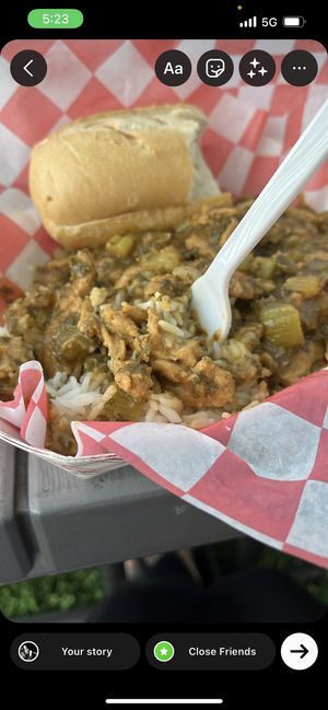 Etouffee special  at Frenchmen Street Food in Gainesville