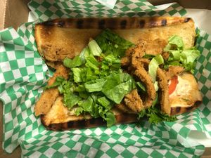 Skrimp Po Boy at Frenchmen Street Food in Gainesville