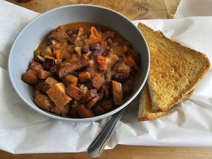 Chucked and Screwed Hashbrowns at Frenchmen Street Food in Gainesville