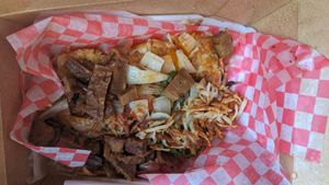 Hash brown at Frenchmen Street Food in Gainesville