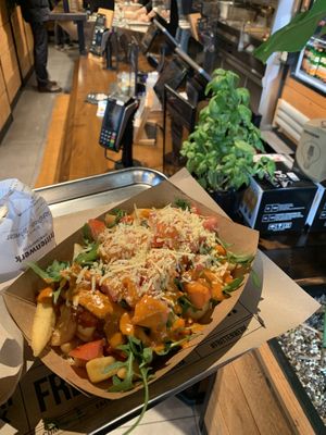 Vegan bolognese fries  at Frittenwerk - Friedrichstraße in Berlin