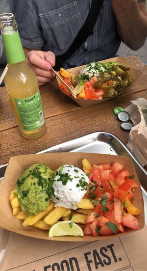 the “Italian” plate  at Frittenwerk - Friedrichstraße in Berlin