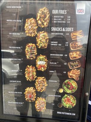 Menu July 2023  at Frittenwerk - Friedrichstraße in Berlin