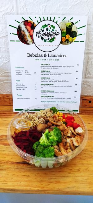 Buddha Bowl at Mi Ensalada Isla Mujeres in Isla Mujeres
