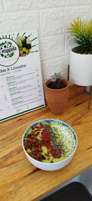 Smoothie bowl at Mi Ensalada Isla Mujeres in Isla Mujeres