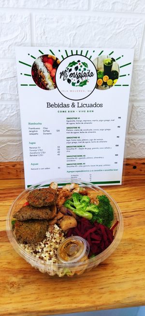 Buddha Bowl at Mi Ensalada Isla Mujeres in Isla Mujeres